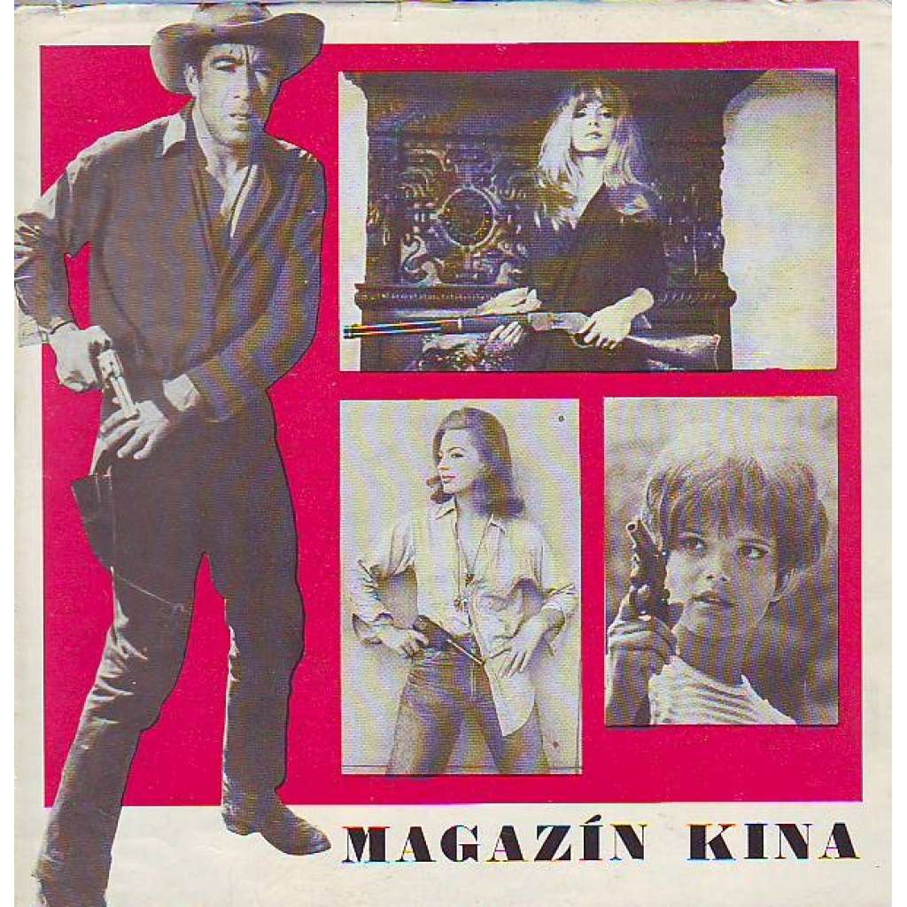 Magazín kina 1969/70 (časopis, film, mj. i Josef Abrham, Radoslav Brzobohatý, Iva Janžurová, Bette Davis, fotografie)